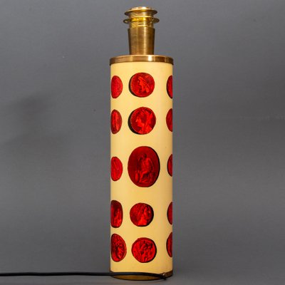 Brass Cammei Table Lamp by Piero Fornasetti, 1950s-MAX-589177