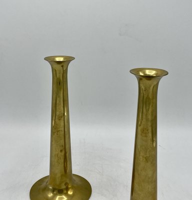 Brass Candle Holders by Hans Bolling for Torben Orskov, Denmark, 1960s, Set of 2-XXA-1150899