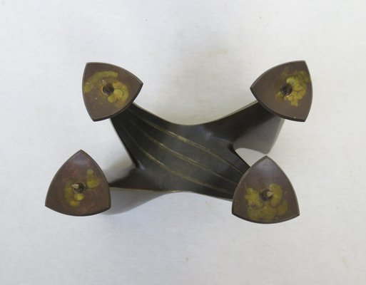 Brass Candleholder by Klaus Ullrich for Faber & Schumacher, 1950s-EY-1725672