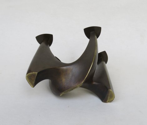 Brass Candleholder by Klaus Ullrich for Faber & Schumacher, 1950s-EY-1725672