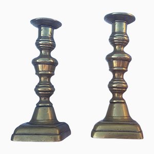 Brass Candlelights, Set of 2-QDP-1092243