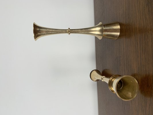 Brass Candlestick attributed to Jens Harald Quistgaard, 1960s, Set of 2-NJY-2040985