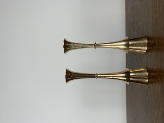 Brass Candlestick attributed to Jens Harald Quistgaard, 1960s, Set of 2-NJY-2040985