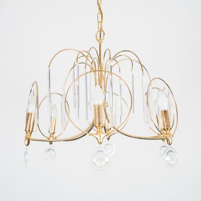 Brass Ceiling Lamp, 1950s-ZLY-860590