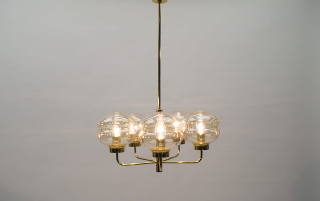 Brass Ceiling Lamp, 1960s-KQB-550138