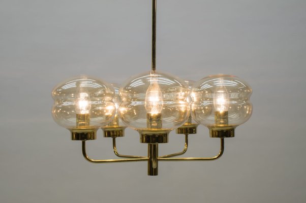 Brass Ceiling Lamp, 1960s-KQB-550138