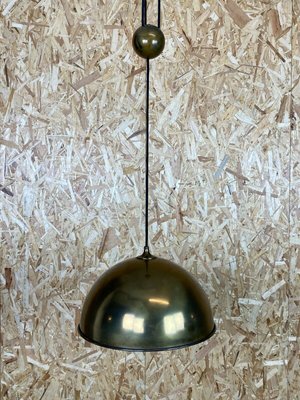 Brass Ceiling Lamp by Florian Schulz, 1970s-EJL-1140642