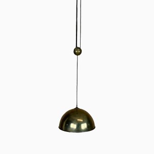 Brass Ceiling Lamp by Florian Schulz, 1970s-EJL-1140642