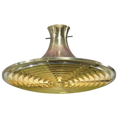 Brass Ceiling Lamp by Hans-Agne Jakobsson, 1960s-VLZ-632019