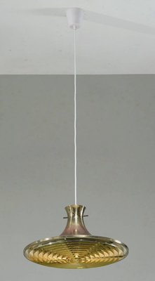 Brass Ceiling Lamp by Hans-Agne Jakobsson, 1960s-VLZ-632019