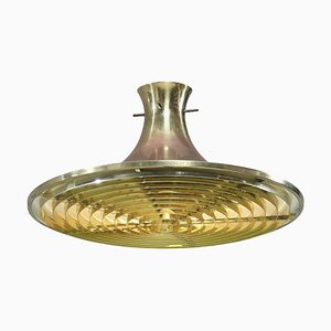 Brass Ceiling Lamp by Hans-Agne Jakobsson, 1960s-VLZ-632019