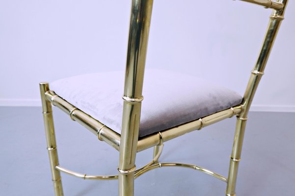 Brass Chairs, 1940s, Set of 10-FGA-990918