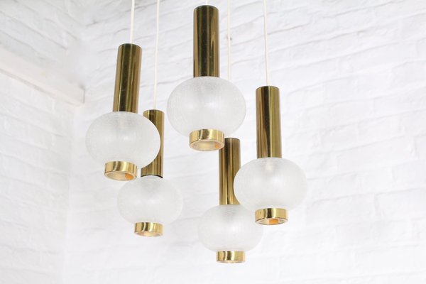 Brass Chandelier, 1960s-OWS-861245