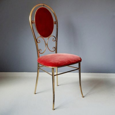 Brass Chiavari Side Chair, 1960s-SJU-1367148