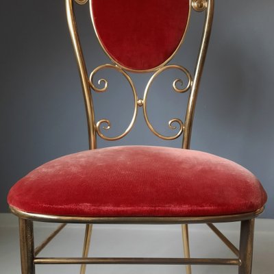 Brass Chiavari Side Chair, 1960s-SJU-1367148