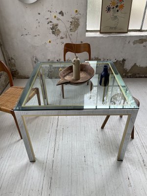 Brass Chrome Coffee Table by Renato Zevi-LCU-909668