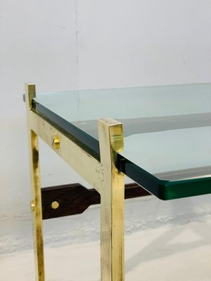 Brass Coffee Table with Glass Top-FGA-923801