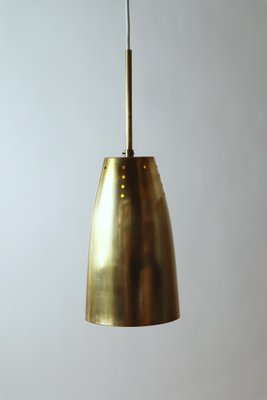 Brass Cone Suspension Light, 1950s-ESB-1388560