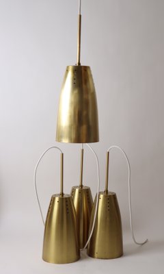 Brass Cone Suspension Light, 1950s-ESB-1388560