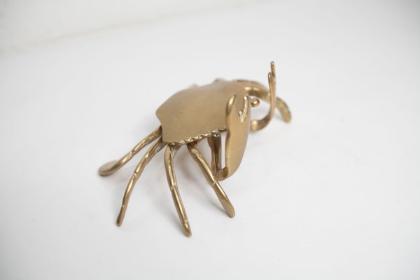 Brass Crab Ashtray, 1960s-VQY-1999931