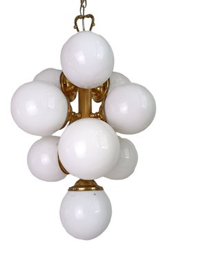 Brass & Crystal Sputnik Ceiling Light-ZVO-1317110