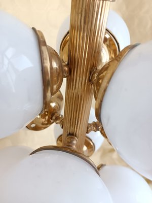 Brass & Crystal Sputnik Ceiling Light-ZVO-1317110