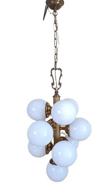 Brass & Crystal Sputnik Ceiling Light-ZVO-1317110