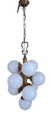 Brass & Crystal Sputnik Ceiling Light-ZVO-1317110