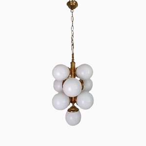 Brass & Crystal Sputnik Ceiling Light-ZVO-1317110