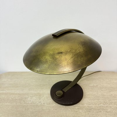 Brass Desk Lamp by Egon Hillebrand for Hille, 1970s-BGP-2018765