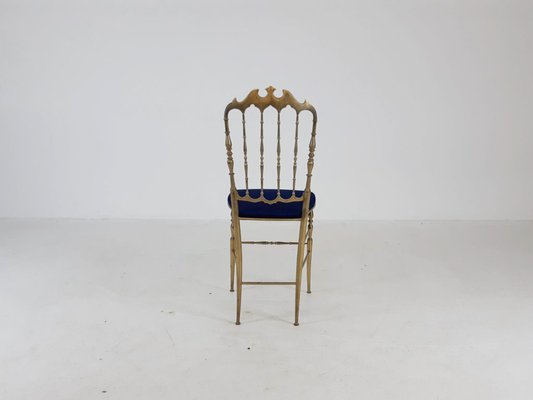 Brass Dining Chair by Giuseppe Gaetano Descalzi, 1950s-ZO-583972