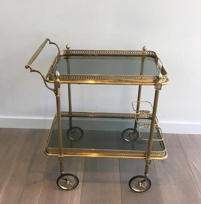 Brass Drinks Trolley by Maison Jansen-BA-970724