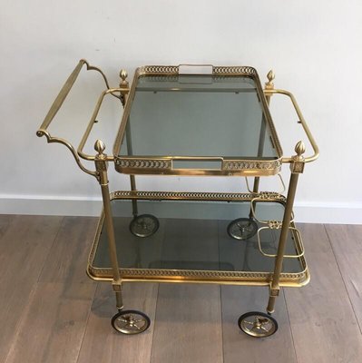 Brass Drinks Trolley by Maison Jansen-BA-970724