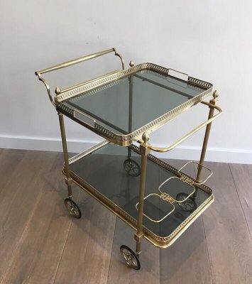 Brass Drinks Trolley by Maison Jansen-BA-970724