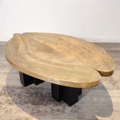 Brass Etched Coffee Table-WBX-1289948