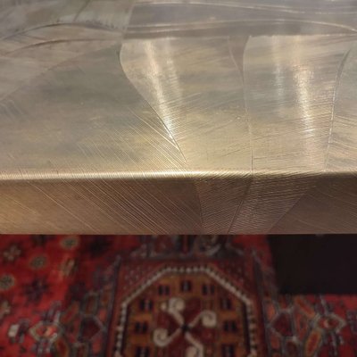 Brass Etched Coffee Table by Christian Krekels-WBX-1336546