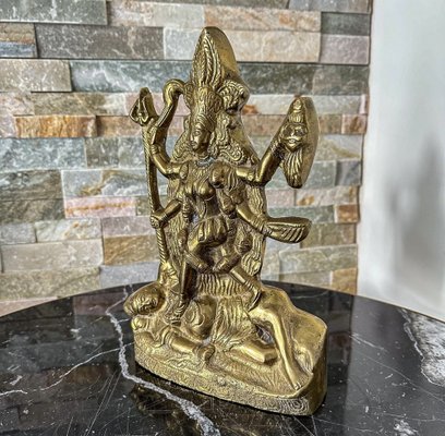 Brass Figurine of Indian Kali Goddess-GWW-2043389