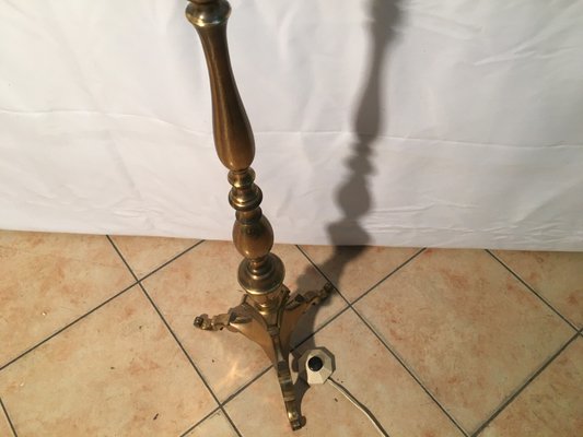 Brass Floor Lamp, 1970s-WQQ-681701