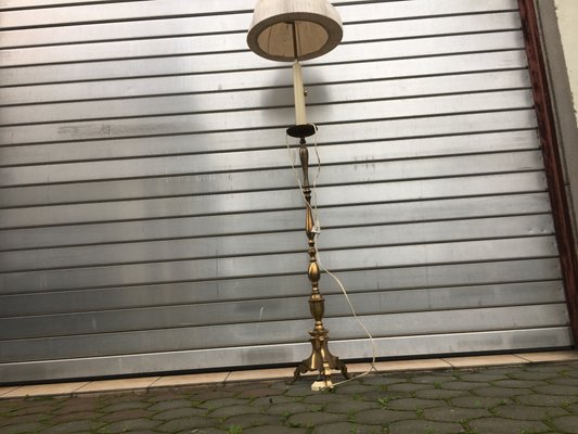 Brass Floor Lamp, 1970s-WQQ-681701