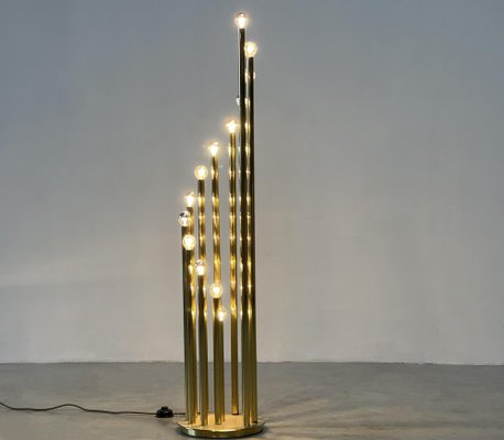 Brass Floor Lamp by Gaetano Sciolari-XLH-1805769