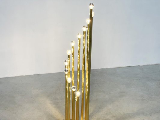 Brass Floor Lamp by Gaetano Sciolari-XLH-1805769