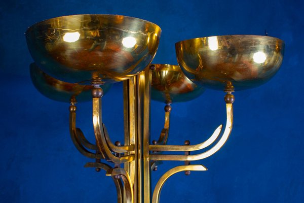 Brass Floor Lamp by Goffredo Reggiani, Italy, 1970s-MBH-1032563