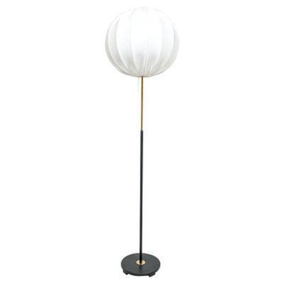 Brass Floor Lamp by Hans Bergström for Asea, Sweden, 1960s-UYK-1001047