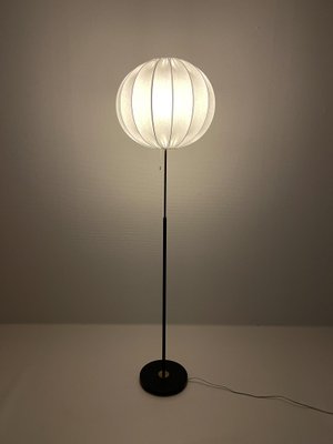 Brass Floor Lamp by Hans Bergström for Asea, Sweden, 1960s-UYK-1001047