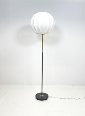 Brass Floor Lamp by Hans Bergström for Asea, Sweden, 1960s-UYK-1001047