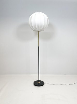 Brass Floor Lamp by Hans Bergström for Asea, Sweden, 1960s-UYK-1001047