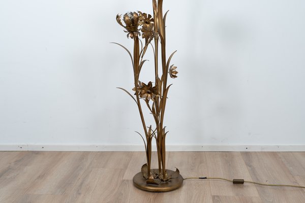 Brass Floor Lamp by Hans Kögl, 1970s-GE-822374