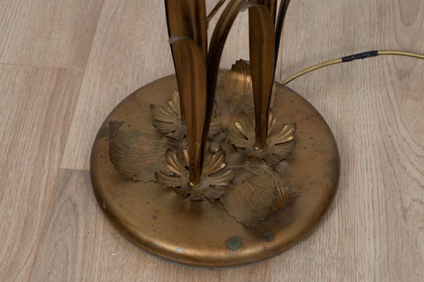 Brass Floor Lamp by Hans Kögl, 1970s-GE-822374