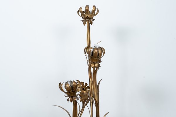 Brass Floor Lamp by Hans Kögl, 1970s-GE-822374