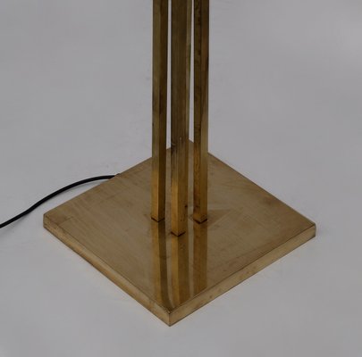 Brass Floor Lamp by Tommaso Barbi, 1970s-FER-992640